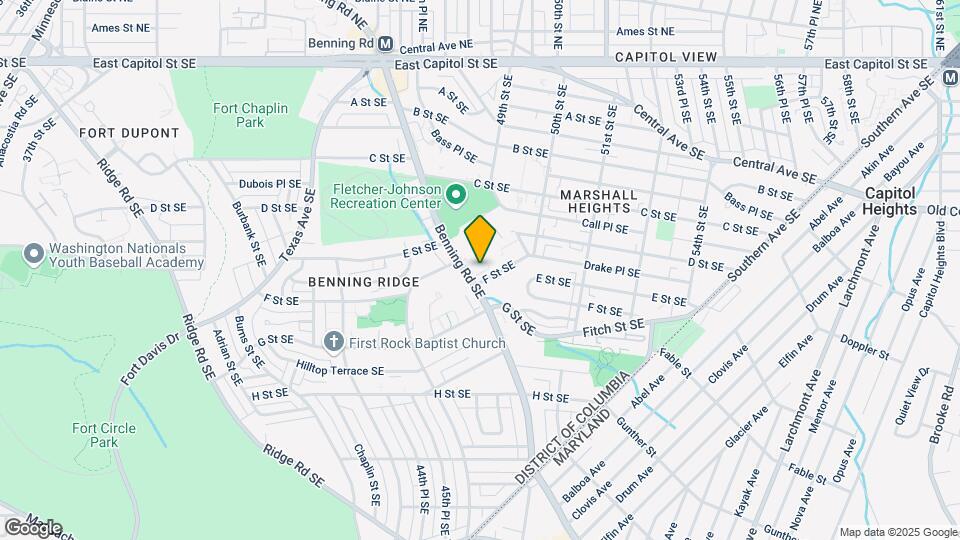 4732 Benning Rd SE Map and Location Details