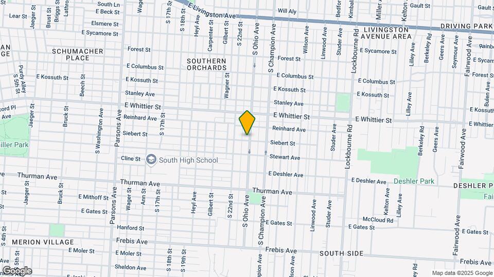 1123-1125 S Ohio Ave, Unit 1125 Map and Location Details