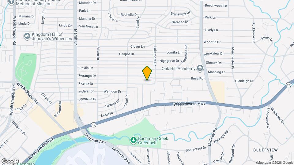 3967 Cortez Dr Map and Location Details