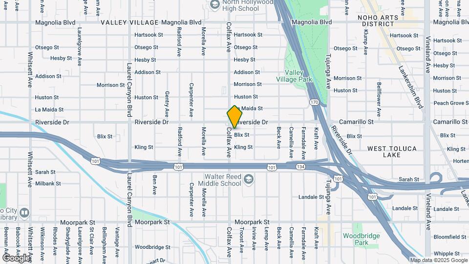 Colfax-Blix Apartments Map and Location Details