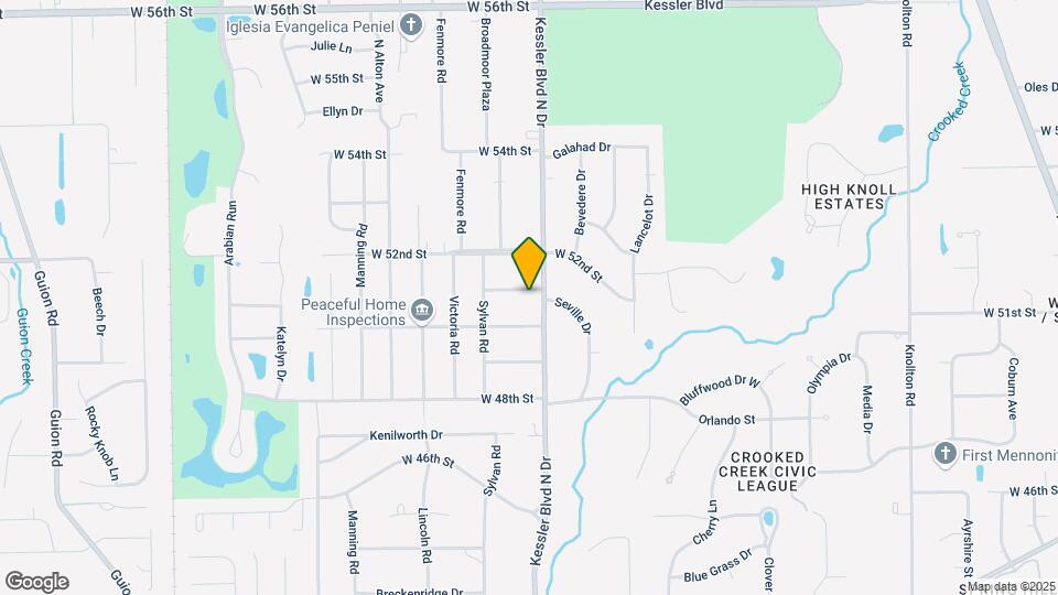 5050 Kessler Blvd N Dr Map and Location Details