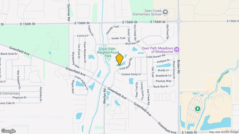 12268 Cold Stream Rd Map and Location Details