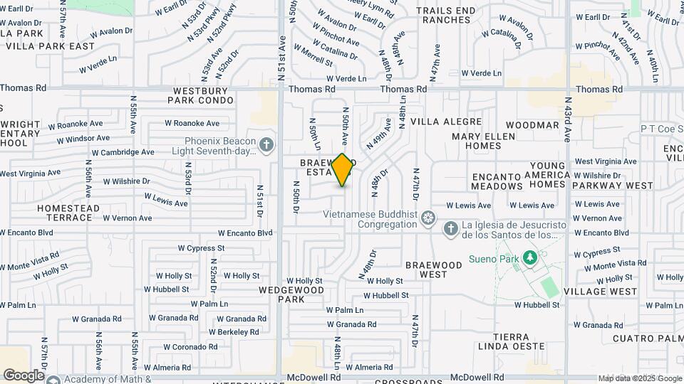 4902 W Sheridan St Map and Location Details