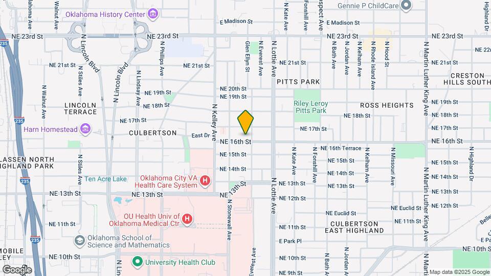 1129 NE 16th St Map and Location Details