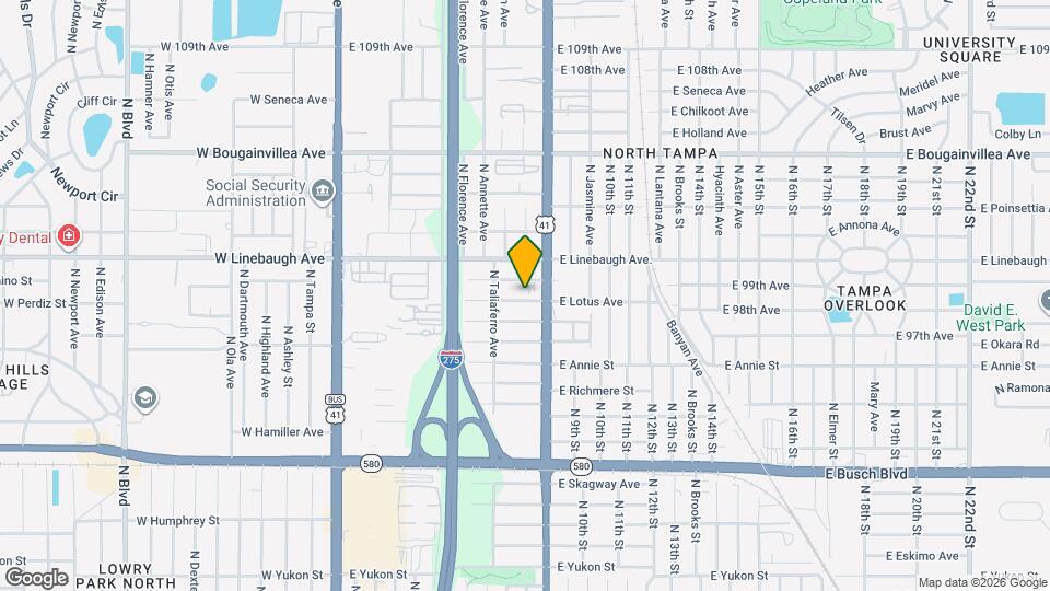 812 E Lotus Ave Map and Location Details