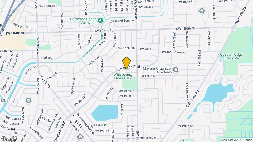 8761 Ridgeland Dr Map and Location Details