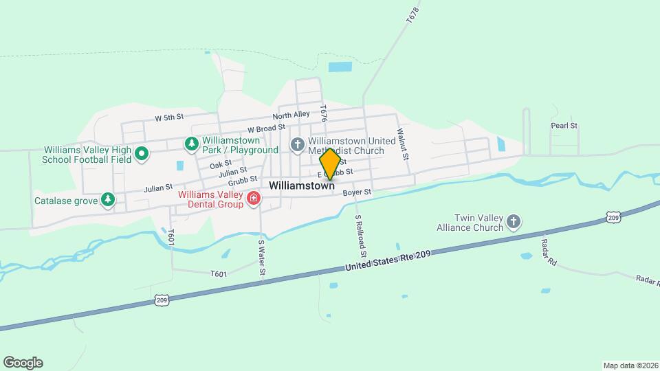 150 E Market St Map and Location Details