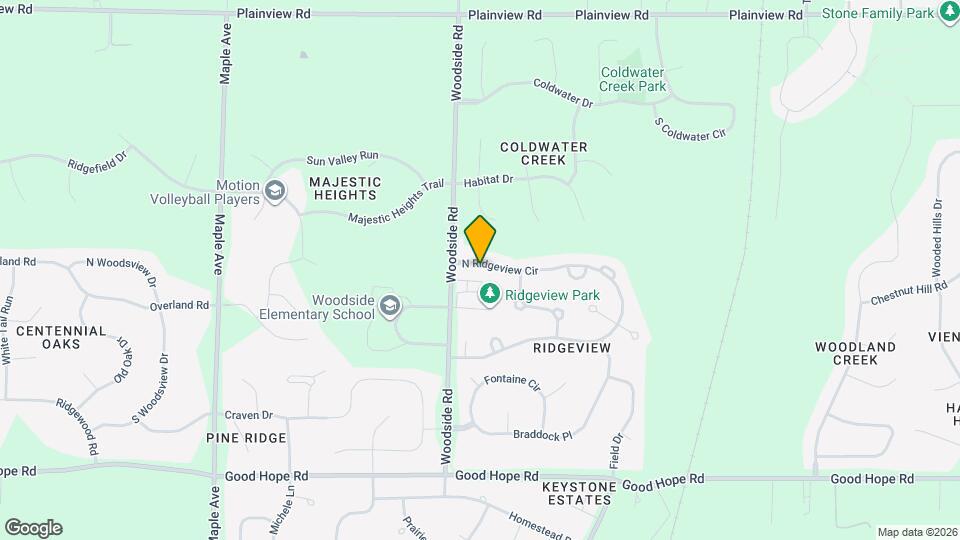 N75W23435 N Ridgeview Cir Map and Location Details