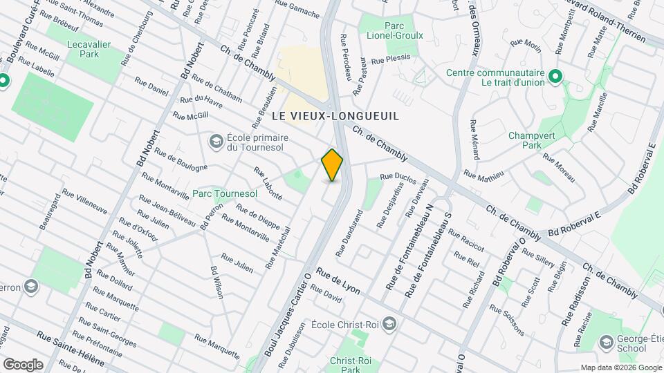 340 Denonville Rue Map and Location Details