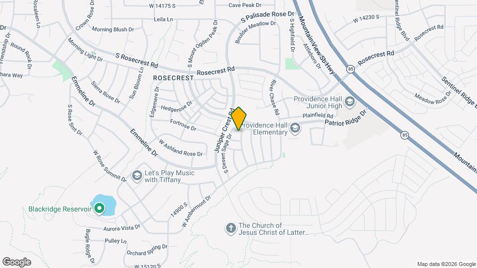 14652 S Quiet Glen Dr Map and Location Details