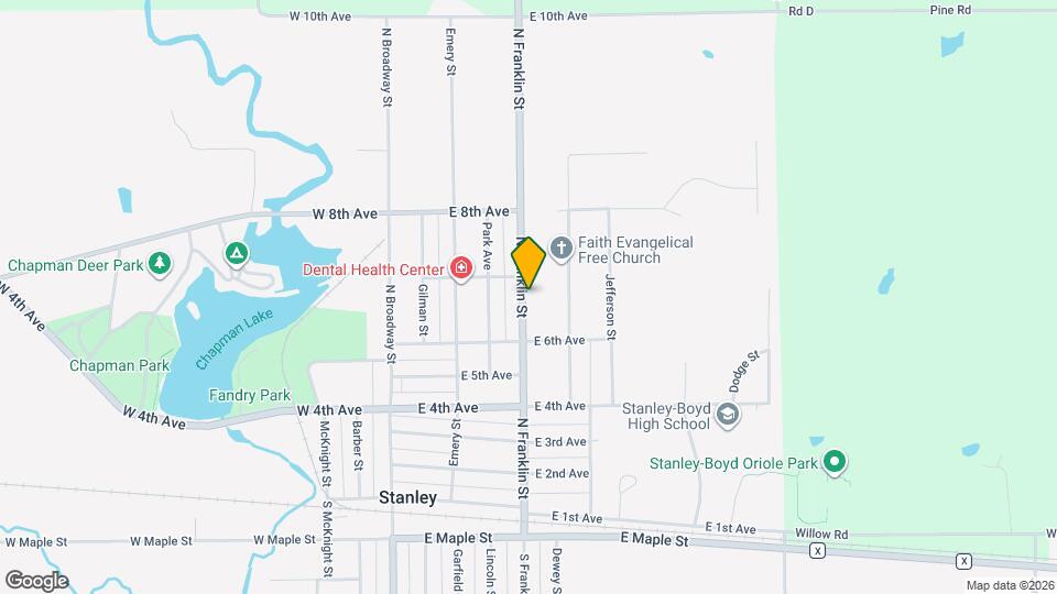 636 N Franklin St, Unit .5 Map and Location Details