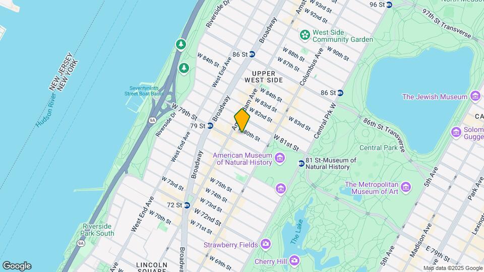 150 W 80th St Map and Location Details
