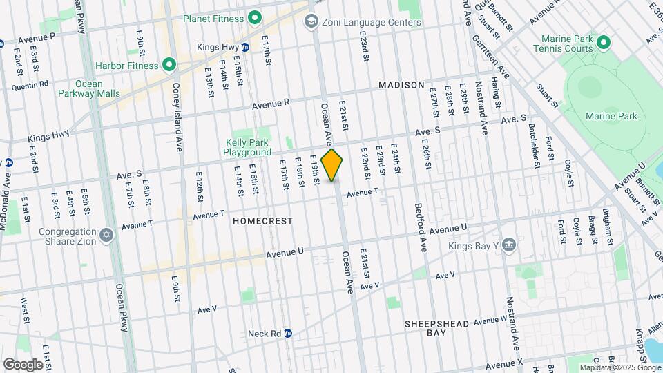 2442 Ocean Ave Mapa y Detalles de la Ubicación