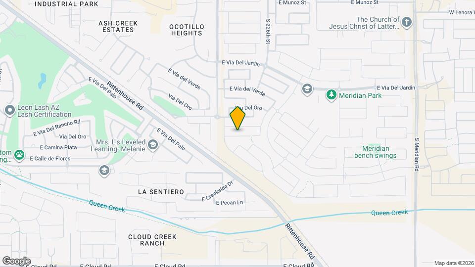 22468 E Calle de Flores Map and Location Details