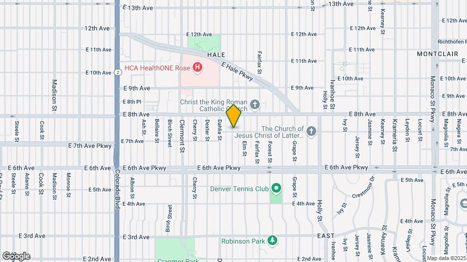 754 Eudora St Map and Location Details