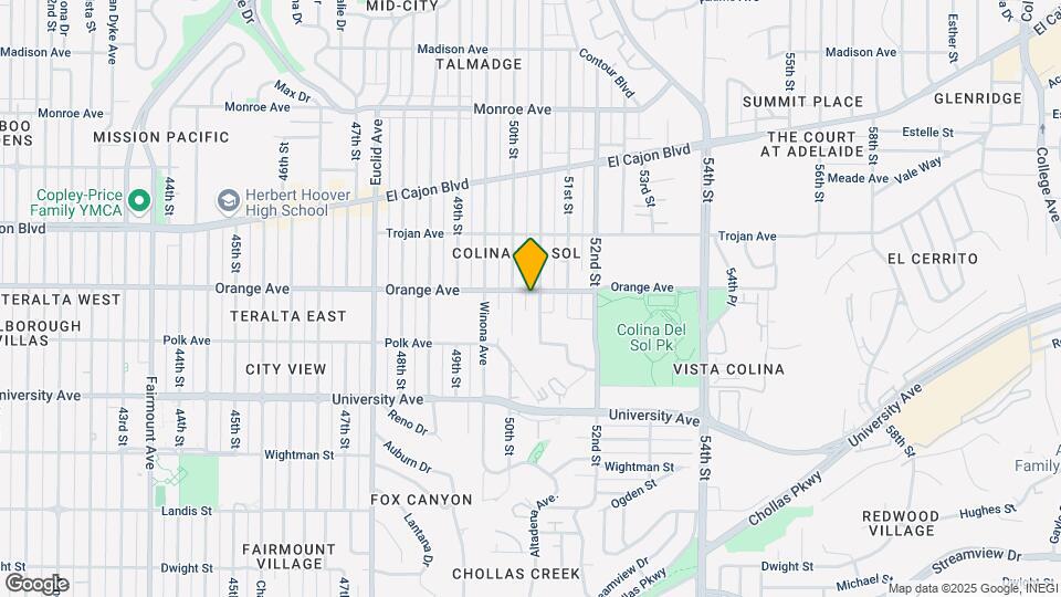 4190 Altadena Ave Map and Location Details