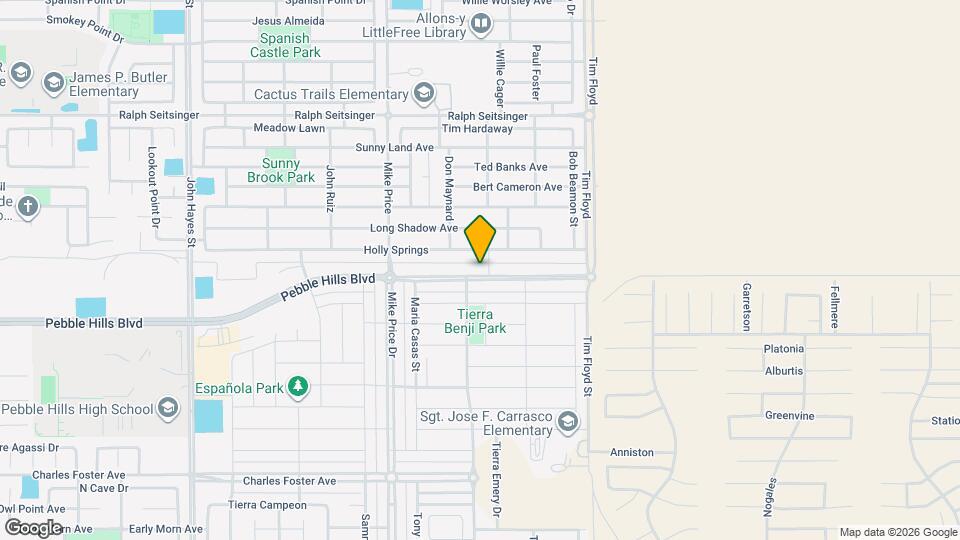 14823 Pebble Hills Blvd Map and Location Details