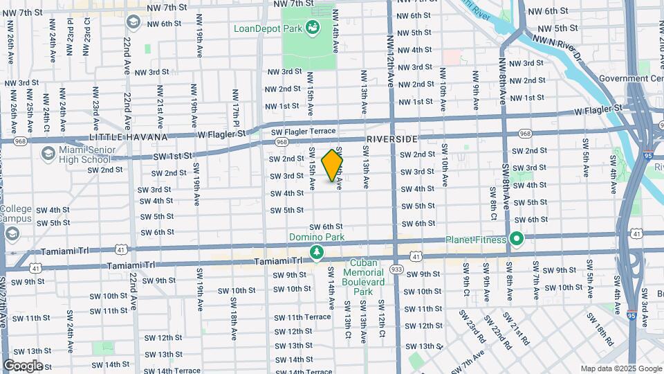 1421 SW 4th St Map and Location Details