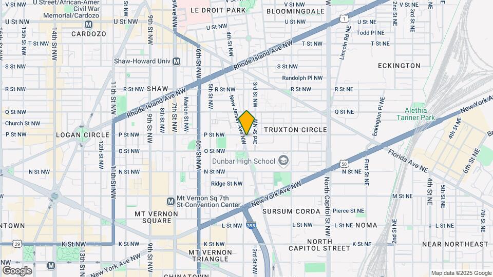 1429 New Jersey Ave NW Map and Location Details