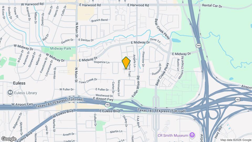 408 Hideaway Ct Map and Location Details