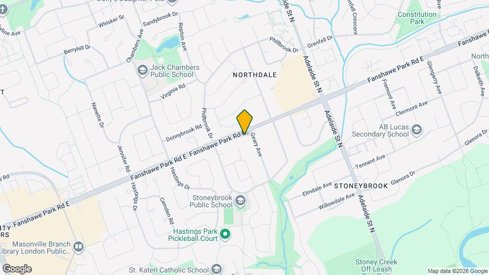 505 Fanshawe Park Rd E Map and Location Details