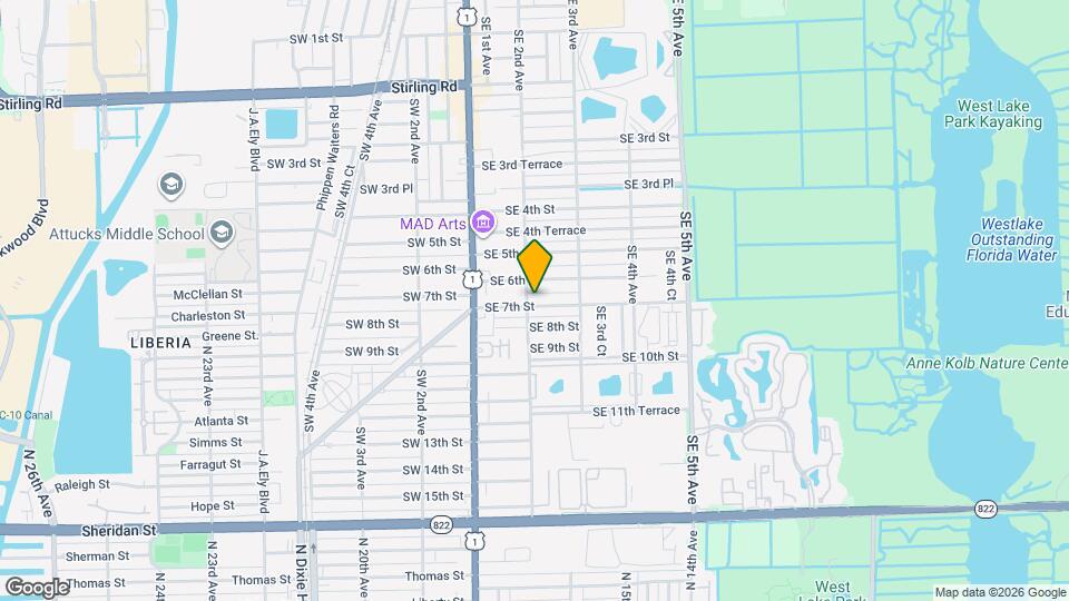 205 SE 7th St Map and Location Details