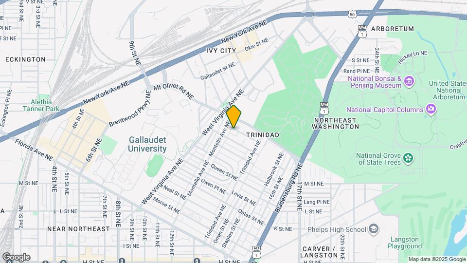 1215 Simms Pl NE Map and Location Details