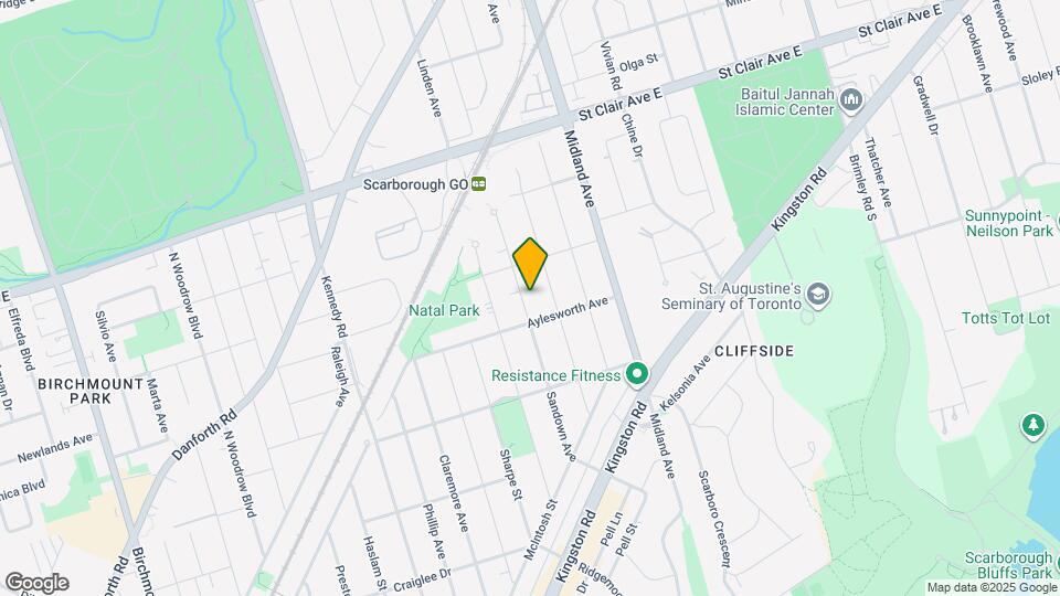 93 Sandown Ave Map and Location Details