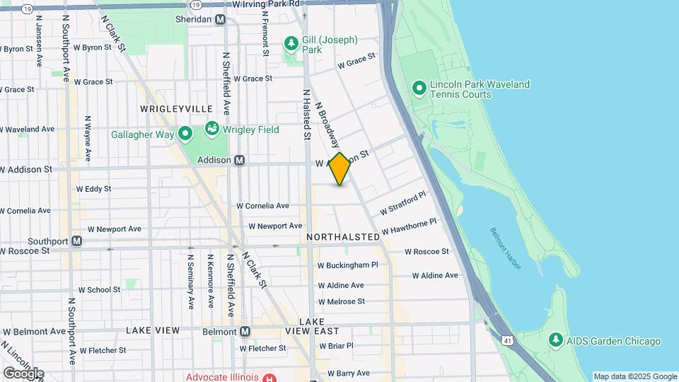 721 W Brompton Ave, Unit 2 Map and Location Details