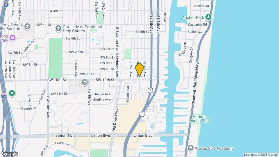 937 SE 3rd Ave, Unit 080 Map and Location Details