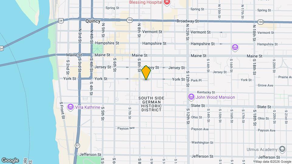 820 York St Map and Location Details