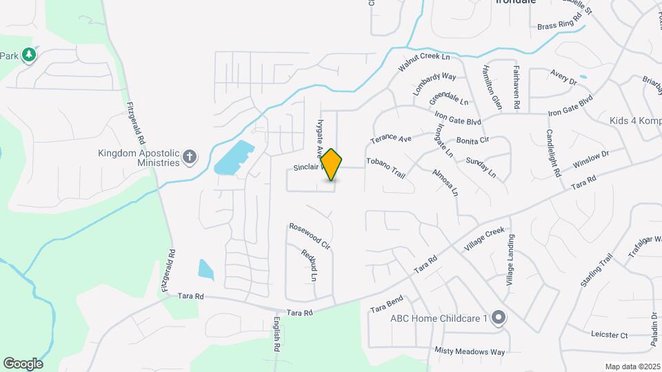 631 Sinclair Way Mapa y Detalles de la Ubicación
