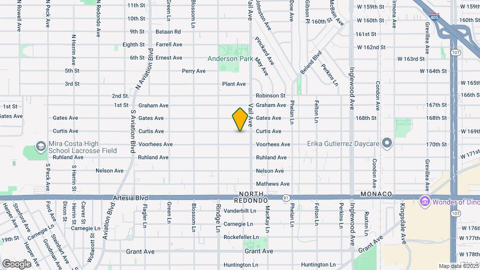 2220 Curtis Ave, Unit #A Mapa y Detalles de la Ubicación