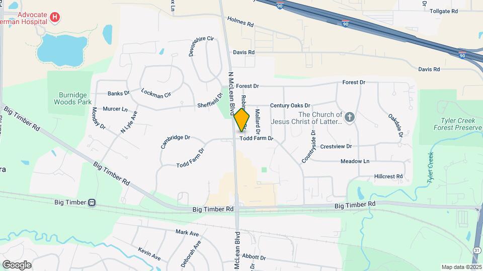 1520 Todd Farm Dr Map and Location Details