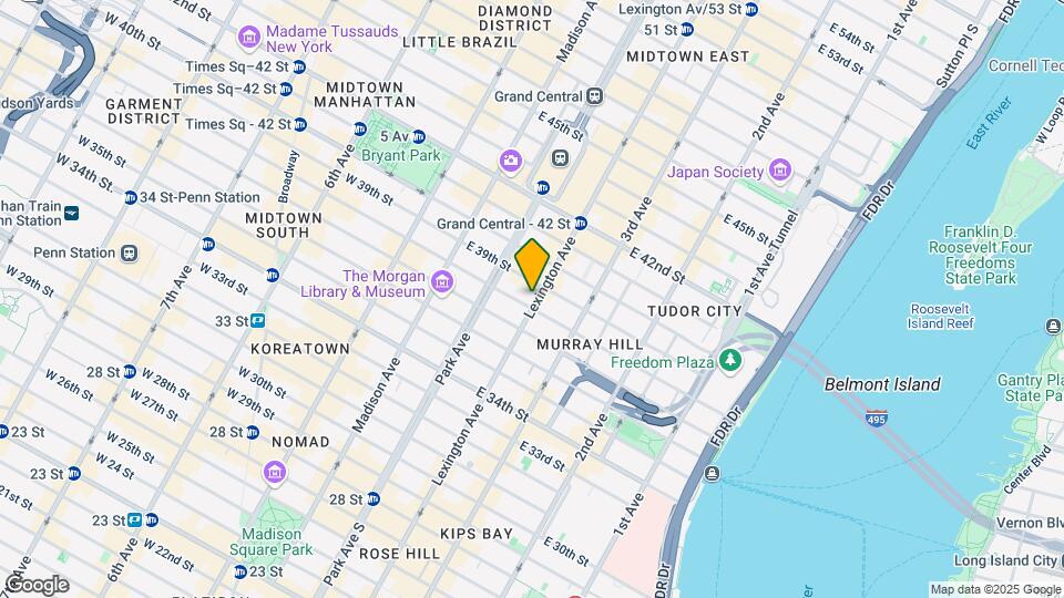 318 Lexington Ave Map and Location Details