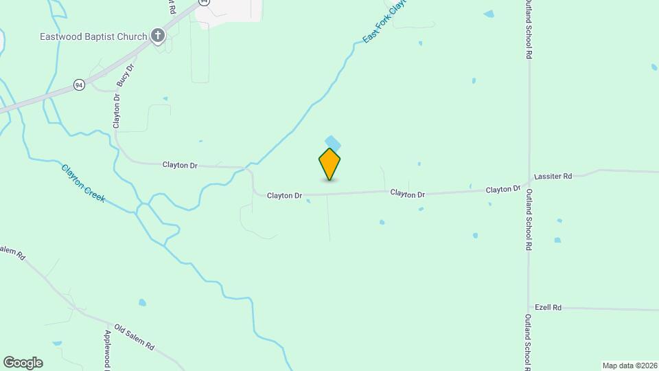 1128 Clayton Dr Map and Location Details