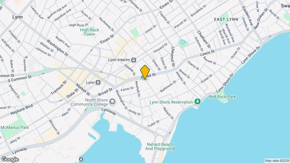 13 Nahant St, Unit 2B Map and Location Details