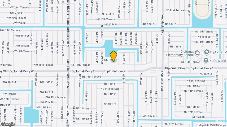 331 NE 16th Terrace Map and Location Details