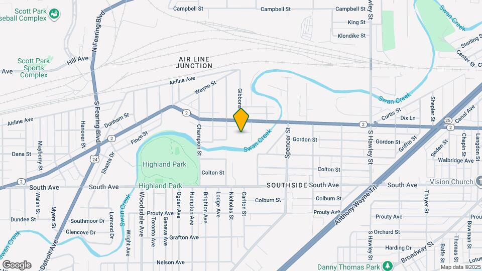 1521 Emma St Map and Location Details