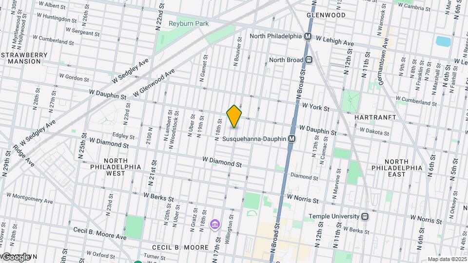 2222 N 17th St, Unit Basement Map and Location Details