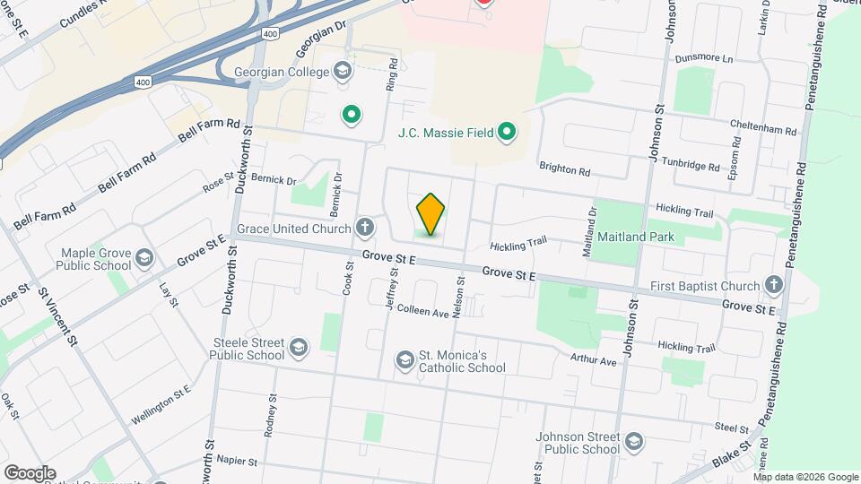 14 College Crescent Map and Location Details