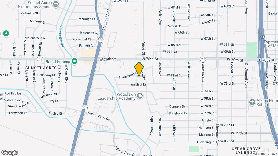 7105 Devonshire Cir Map and Location Details