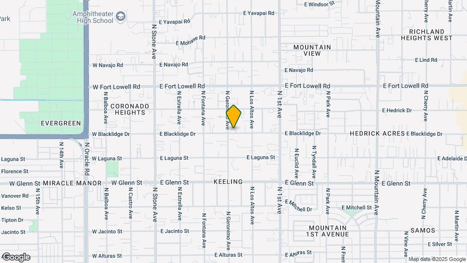 3002-3004 N Geronimo Ave Map and Location Details
