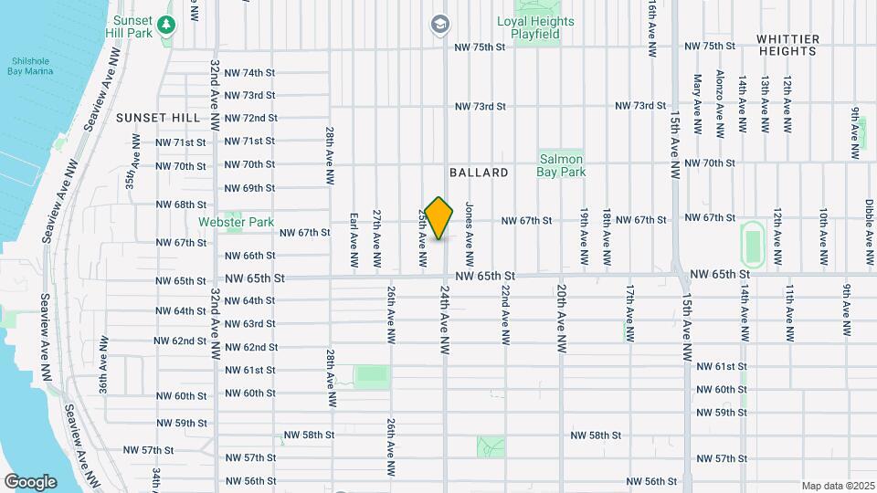 6529 24th Ave NW Mapa y Detalles de la Ubicación