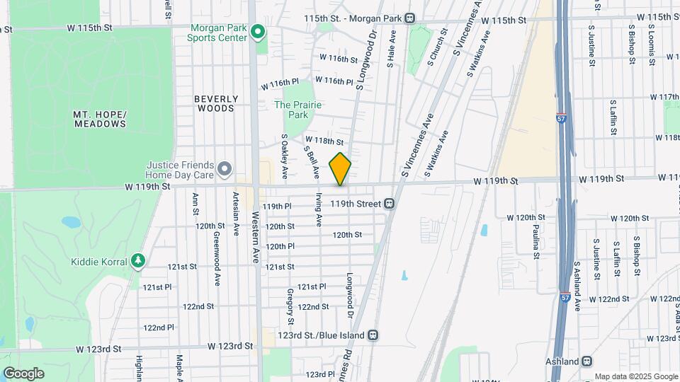 2149 W 119th St Mapa y Detalles de la Ubicación