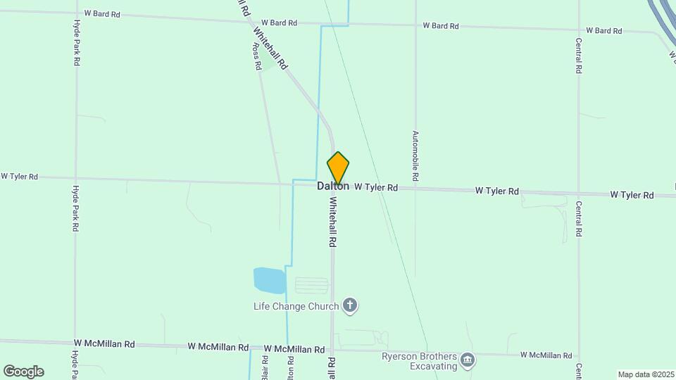 3392 Whitehall Rd Map and Location Details