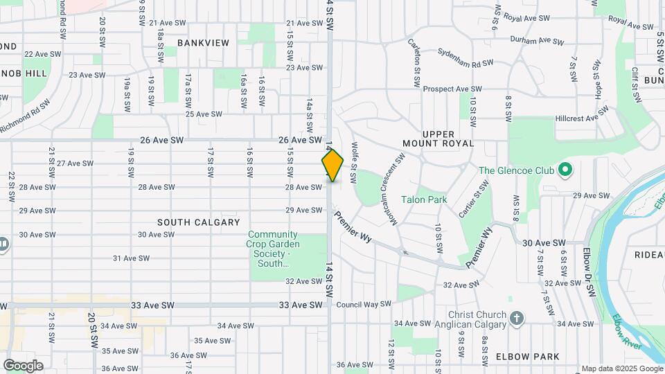 2816-2814 14 St SW Map and Location Details