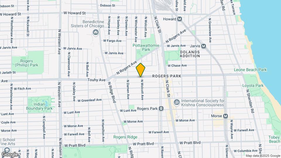 7134 N Wolcott Ave Mapa y Detalles de la Ubicación