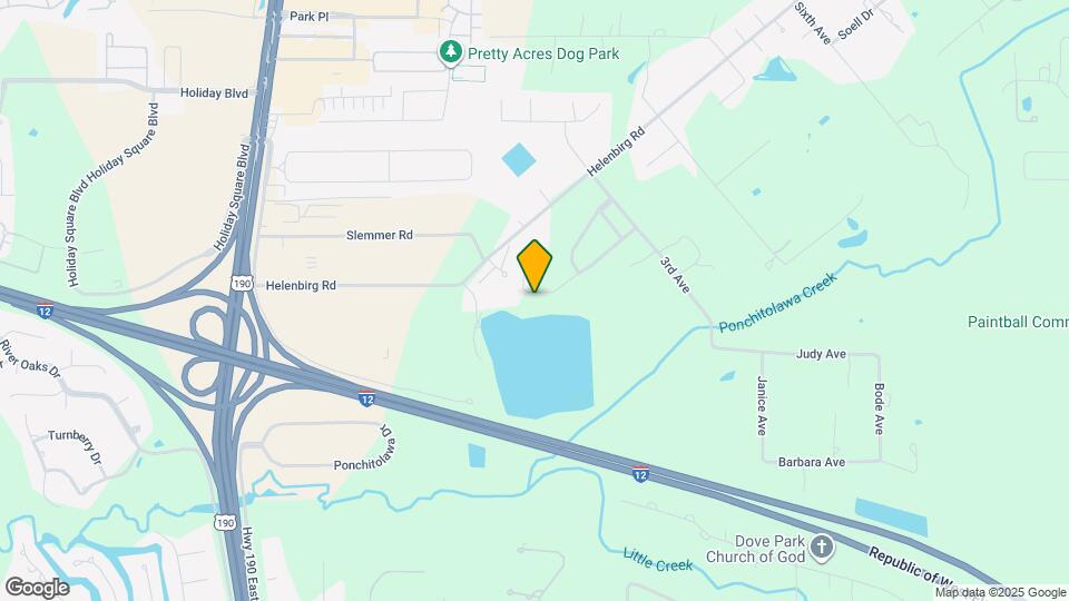 164 Golden Meadow Dr Map and Location Details