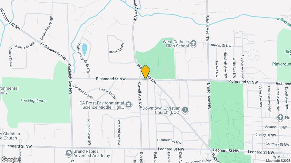 1942 Richmond St NW Map and Location Details